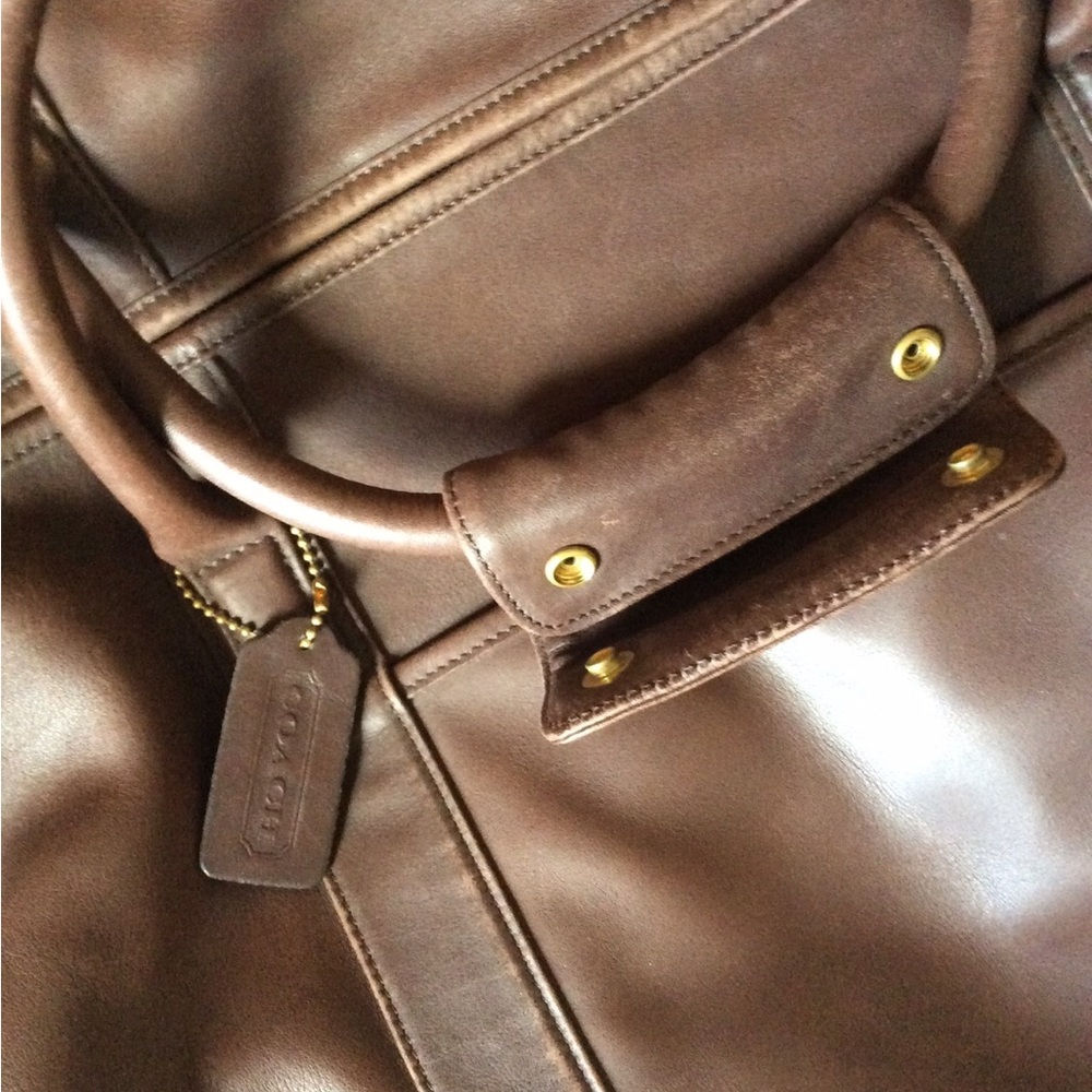 COACH Vintage Cabin Bag 503- w Strap tags and locks - pre 1994 - Picture 7 of 14